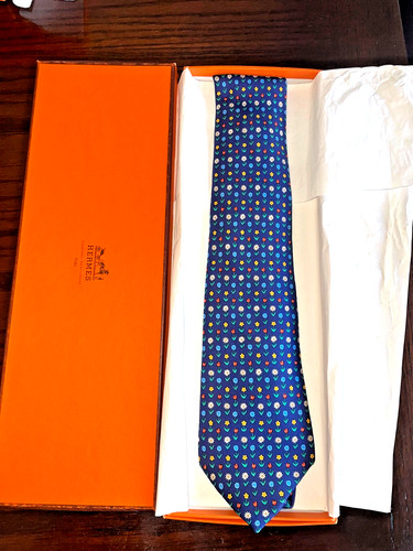 Hermes 100 vintage silk tie - vintage,