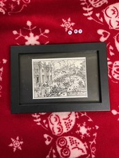 Rare Framed Vintage Antique