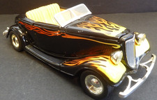 Motormax #76600 Ford Coupe 1934 Hot Rod Custom Flames 1:24 - Diecast