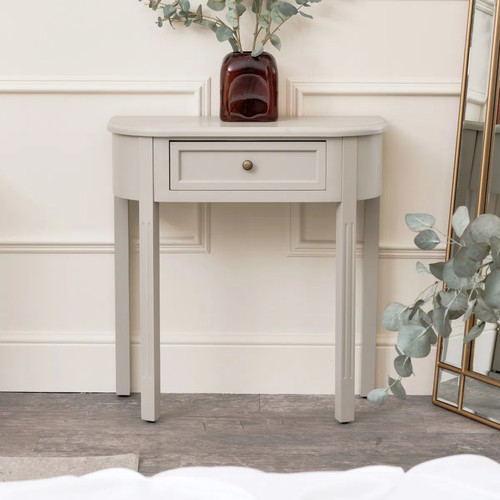 Taupe grey half - , moon
