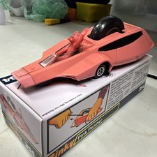 DINKY  VTG No. 354 PINK PANTHER FLYWHEEL VERSION with box and panther with cord
