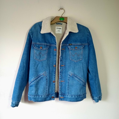 Wrangler lined denim jacket - lined,