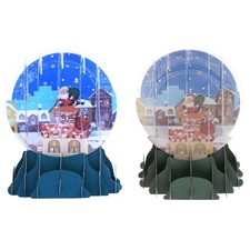 3D Snow Globe Christmas Cards
