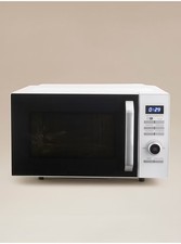 White 25L Microwave with Air