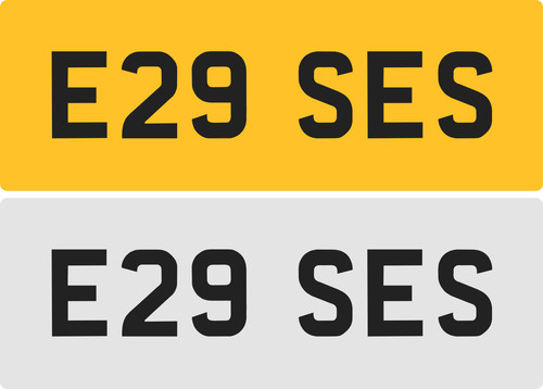 Ses private number plate - ses,