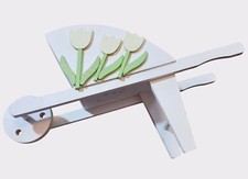 Miniature Wooden Wheelbarrow