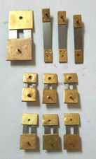 10x Assorted Brass Clock