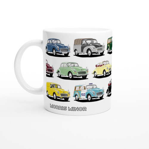 Morris minor car - morris, mug