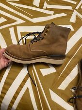 Visvim Suede Boots With Vibram Sole -Tan Size 7 UK 