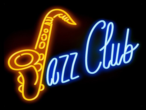 Jazz club neon - neon, print,