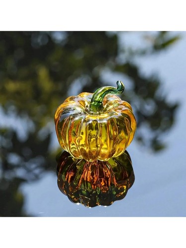 Handmade glass pumpkin - handmade,