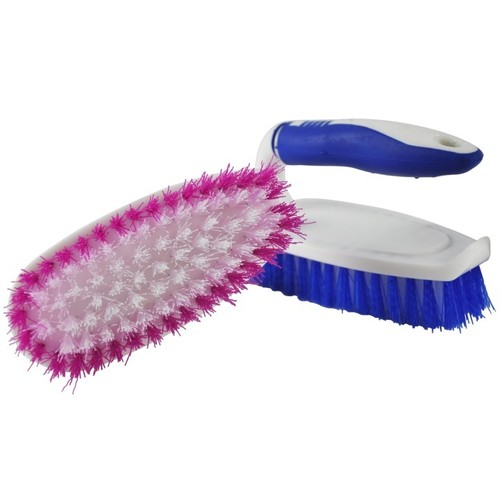 Scrubbing brush with handle - brush,