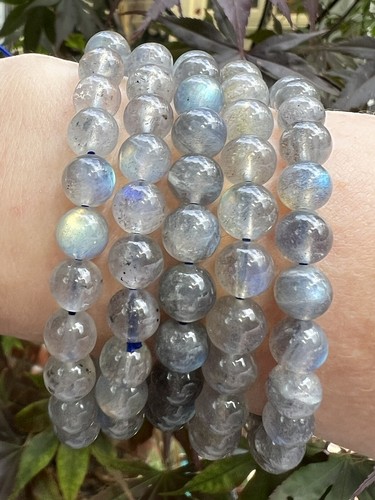 Blue moonstone crystal beaded - moonstone,