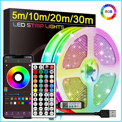 Rgb led strip lights - rgb, 5m