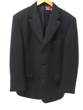 ODERMARK MAJESTIC Australian Merino Wool Men's Smart Large Navy Blazer Preloved 