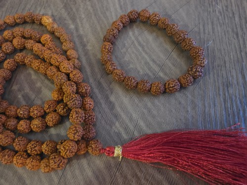 Rudraksha japa mala 108 - 108, beads