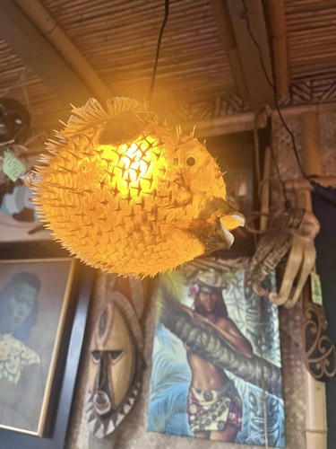 New pufferfish lamp - pufferfish,