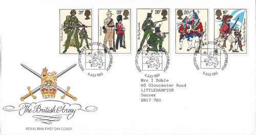 1983 british army - british, uniforms