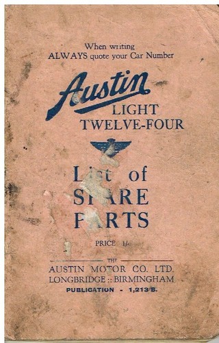 Austin light twelve four - light, twelve-four