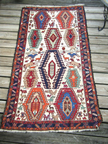 Antique balouch tribal wool - antique,