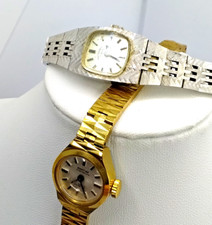 Vintage Manual Wind Ladies Wristwatches x 2 -Rotary & Montine  