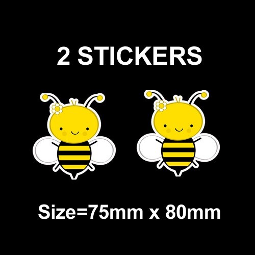 Bee stickers happy bumble - 2,