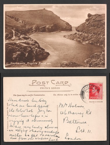 Boscastle profile rock - boscastle,