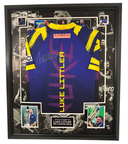 Framed luke littler signed - littler,
