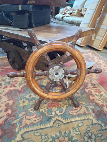Vintage ship wheel - ship's,