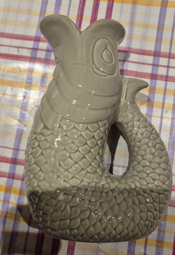 Lesser pavey fish jug vase - pavey,