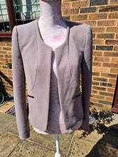 Ladies Brown Taupe Blazer Jacket - Size 6 - Next "BNWOT"
