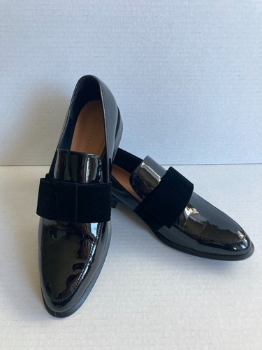 Zara patent loafer velvet - loafer,,