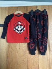 Fleece super mario pyjamas