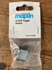On/Off Toggle Switch. New. Maplin 12V FH39N. 5026686437393