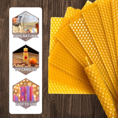 20x beeswax candle sheets soft - candle,