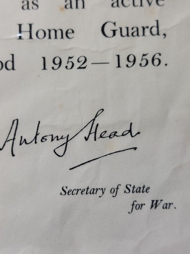 Home guard woman certificate - home,