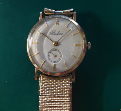 Bulova 11al 10k gold plated - bulova,