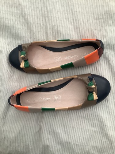 Womens flat leather shoes - , size