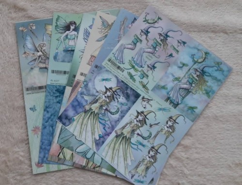 Fairy decoupage not die cut - fairy,
