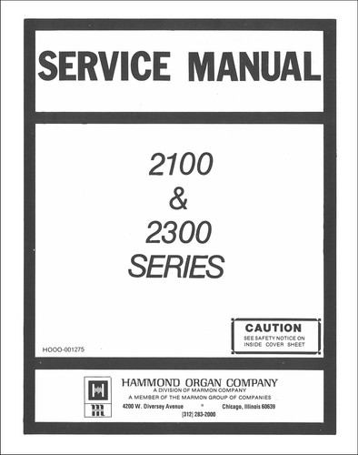Hammond concorde 2100 2300 - hammond,