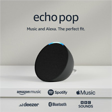 Echo Pop (Newest Gen) | Full Sound Compact Wi-Fi and Bluetooth Smart Speaker wit