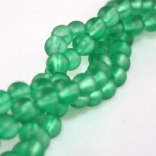 Crystal Frosted Glass Beads