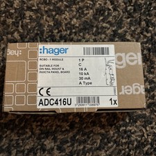 Hager ADC 10KA RCBO 6/16/32A