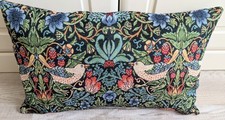 William Morris Strawberry Thief Tapestry Fabric Cushion 