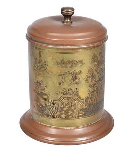 Vintage mandarin ware brass - 'mandarin,