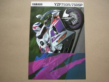 1994 YAMAHA YZF750R & YZF750SP brochure 8 pages, UK Edition.