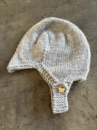 New hand knitted baby helmet - baby,