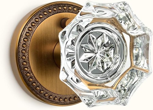 Antique brass crystal - antique,