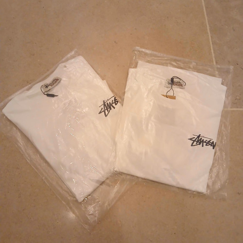 Stussy men white - men's, neck