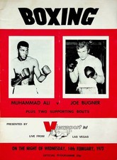 Vintage 1973 Boxing Programme